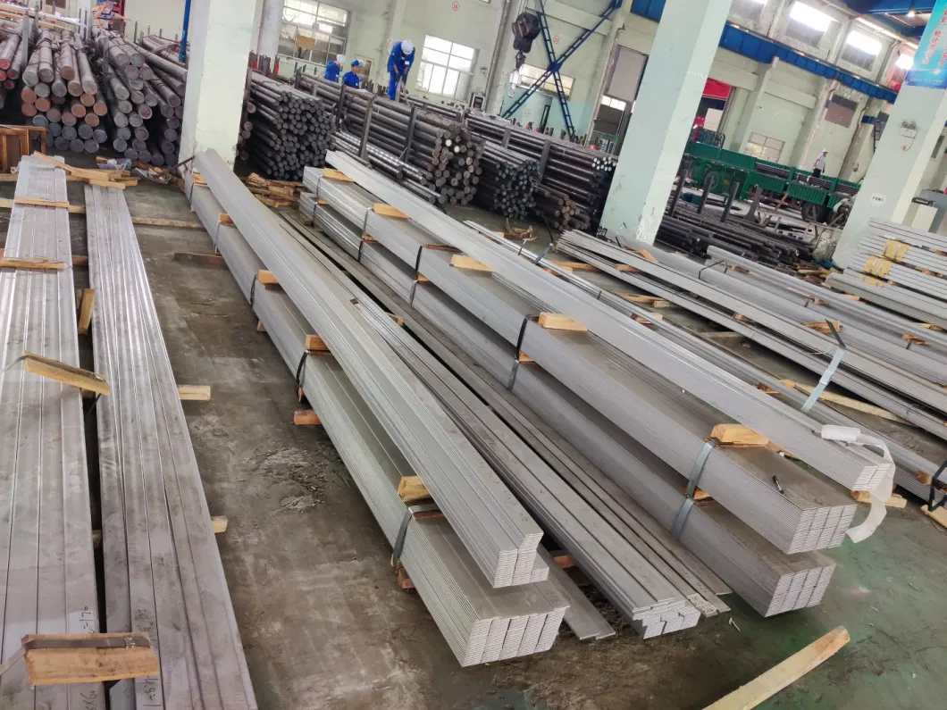 SS 304L επίπεδη ράβδος θερμής έλασης AISI 304L επίπεδη ράβδος από ανοξείδωτο χάλυβα 80*8*6000mm 2