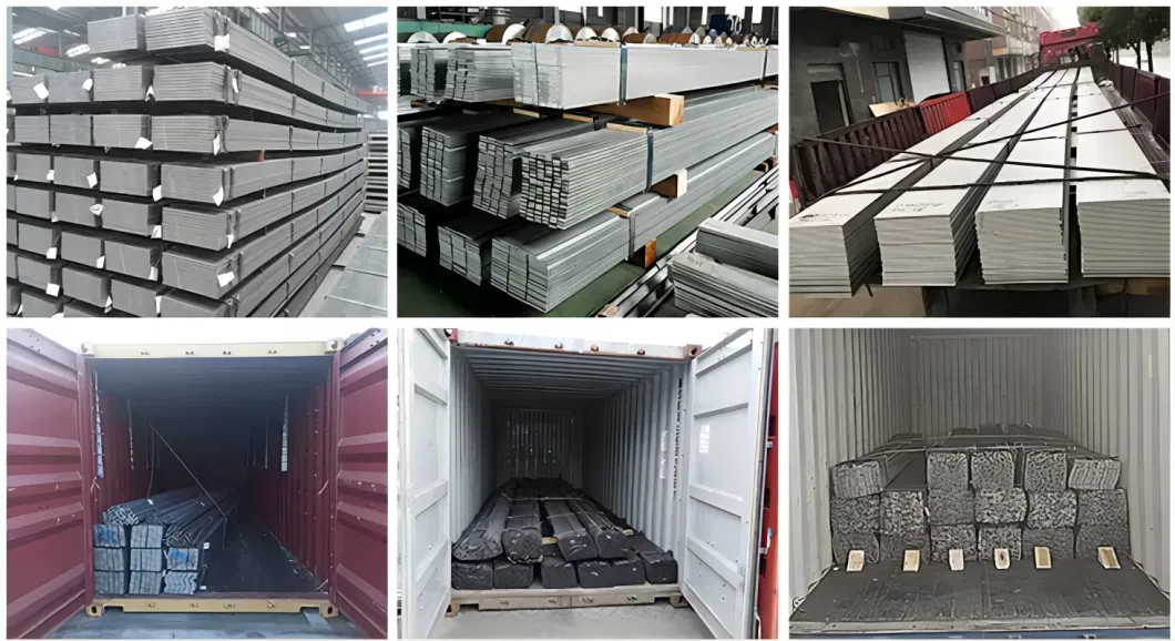 SS 304L επίπεδη ράβδος θερμής έλασης AISI 304L επίπεδη ράβδος από ανοξείδωτο χάλυβα 80*8*6000mm 7