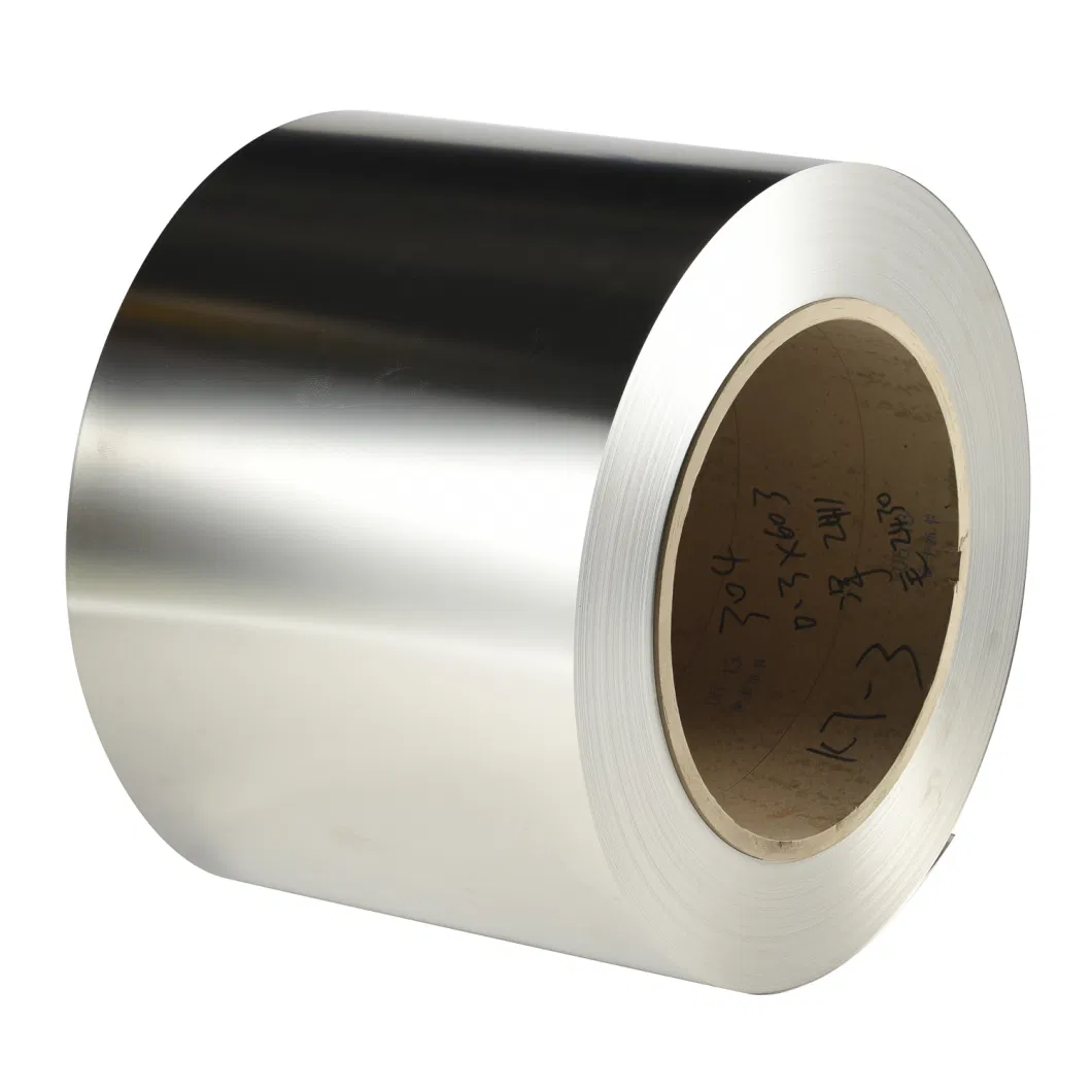 SUS301 0,8mm HV 450 υψηλής ακρίβειας κοπή ταινίας από ανοξείδωτο χάλυβα χρησιμοποιείται για ελατήριο 0